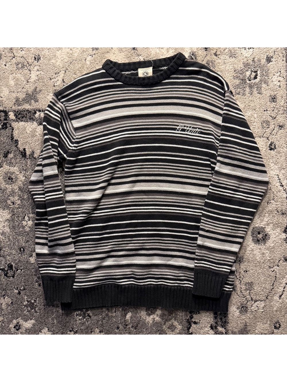 50 Cent Vintage G-Unit Heavyweight XL Striped Sweater